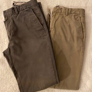Two (2) Banana Republic Aiden Slim Chino